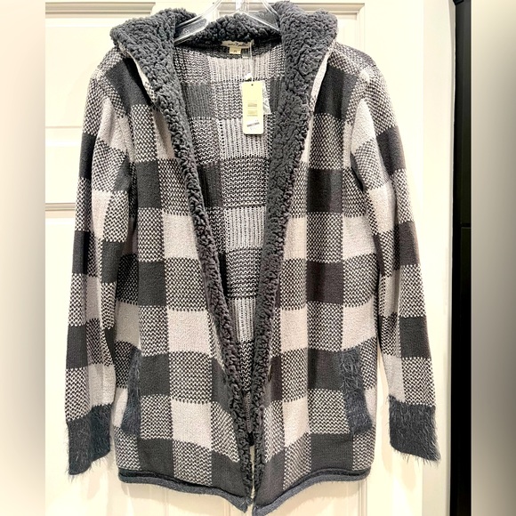 Women’s hooded jacket. NWT. Size XS but over-sized fit - Picture 1 of 4